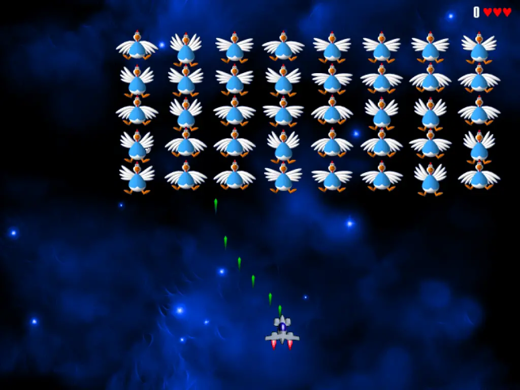 Nebula backdrop for modes