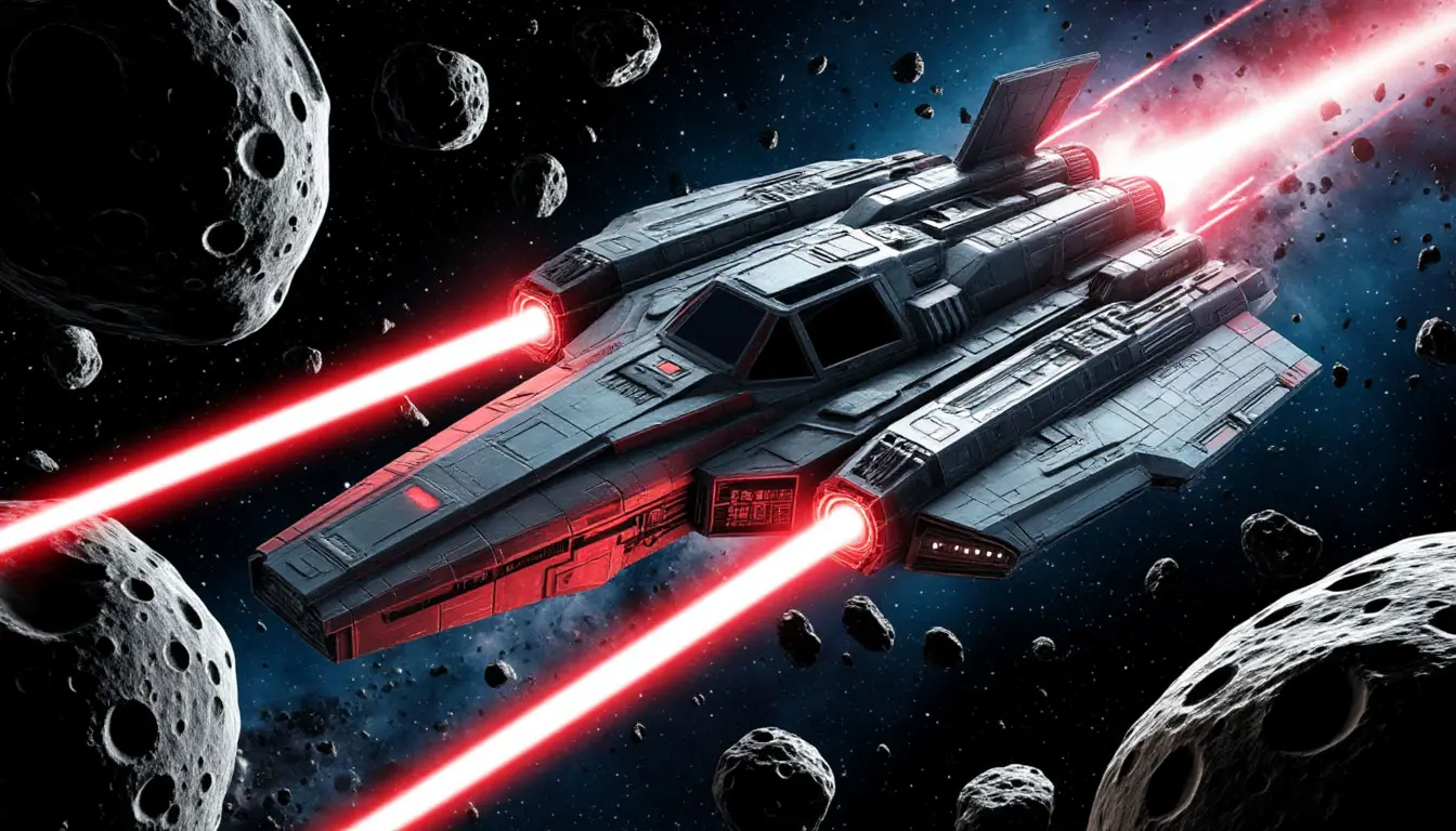 Player ship dodging egg projectiles