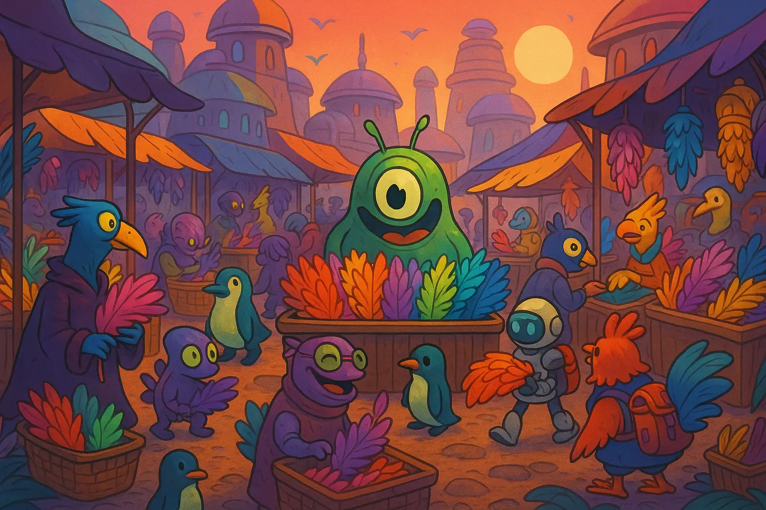 Feather bazaar